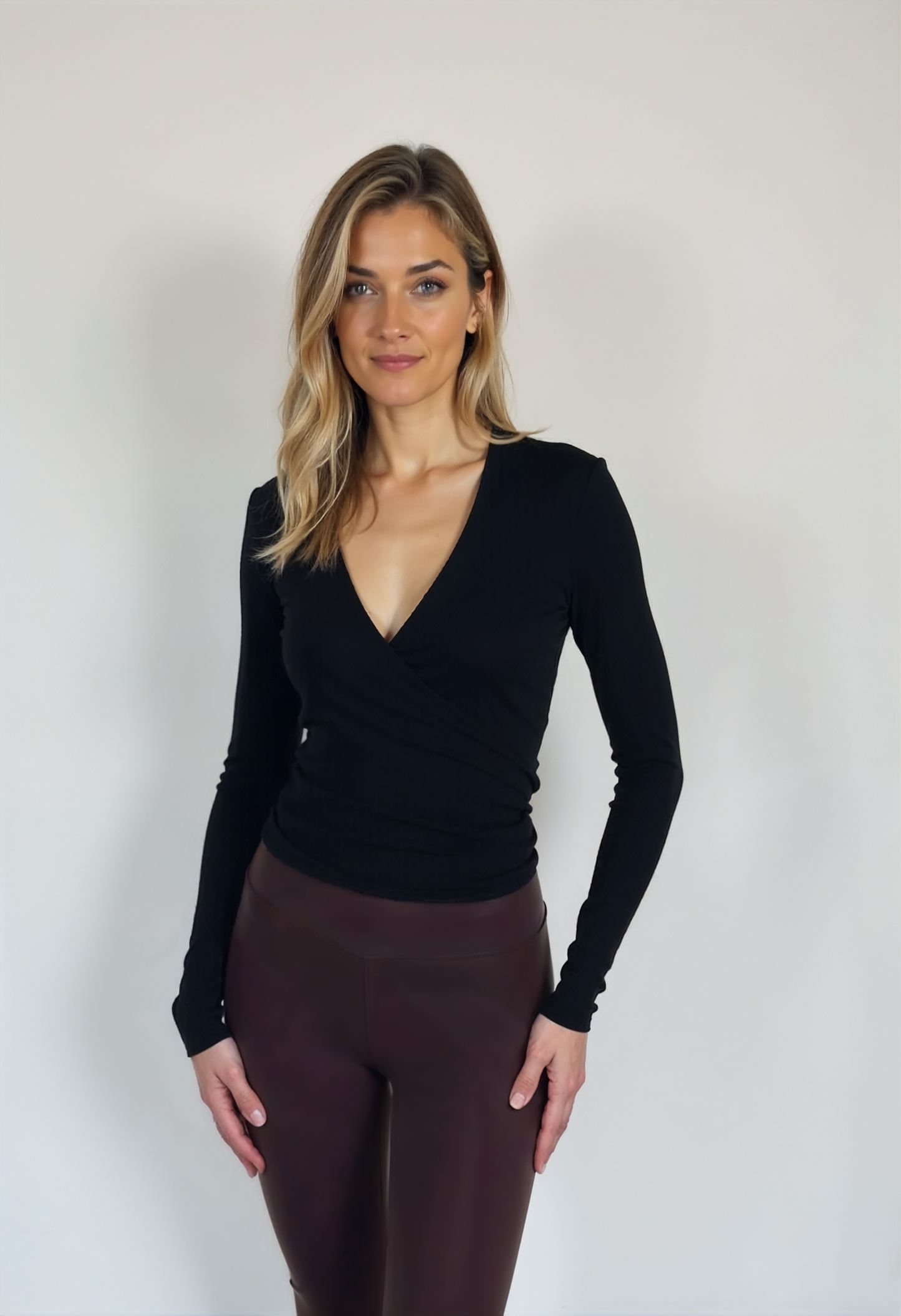 Soft Ballet Wrap Top