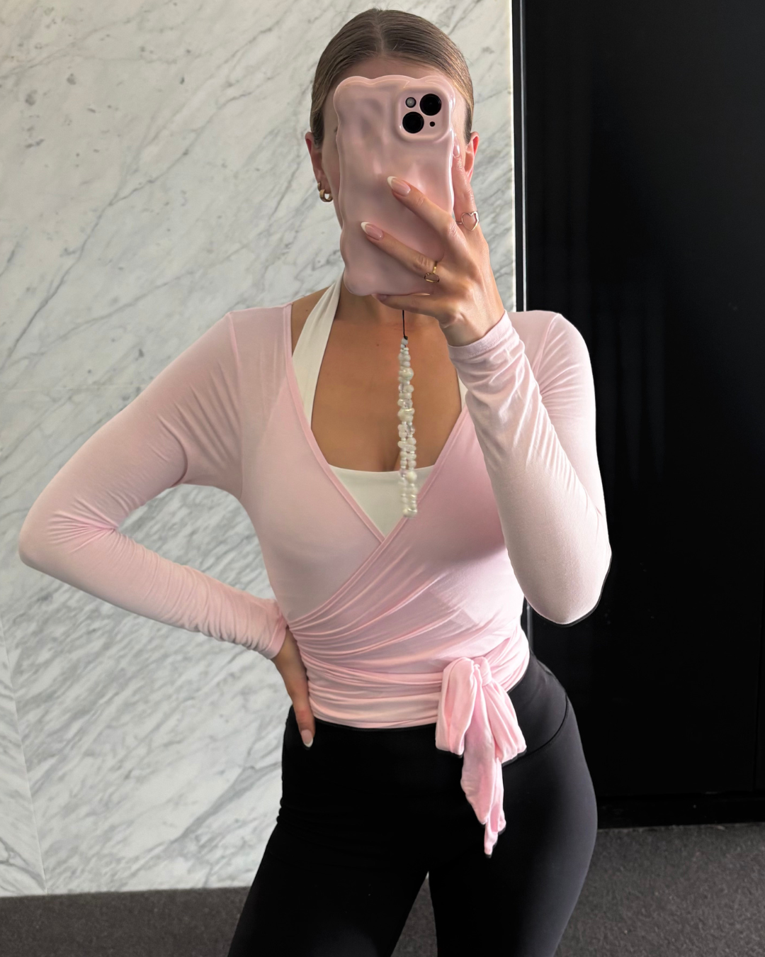 Soft Ballet Wrap Top