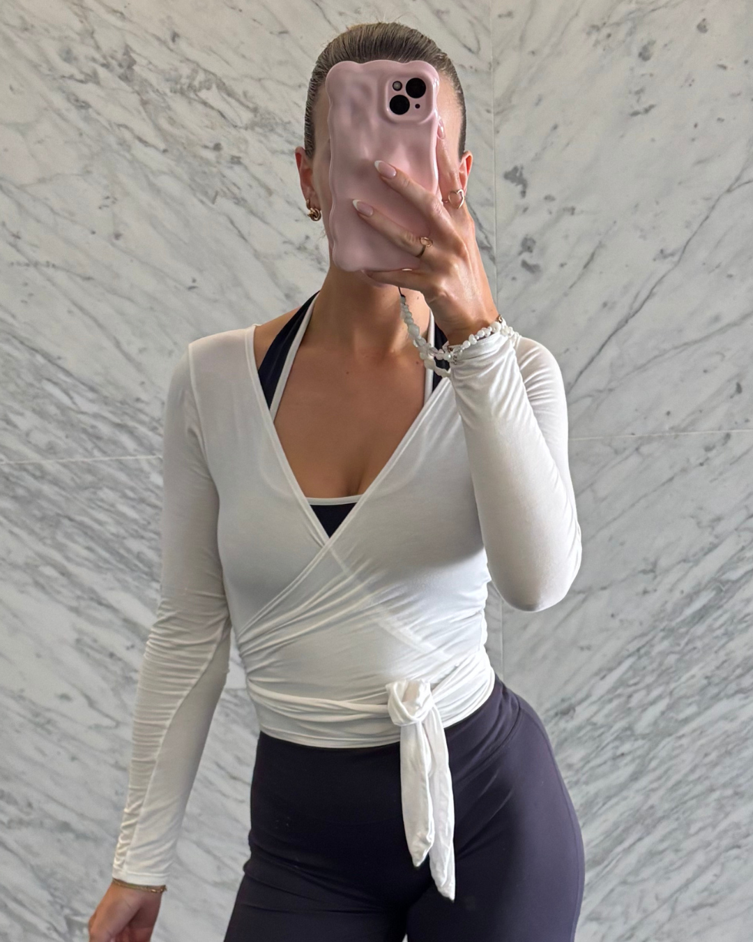 Soft Ballet Wrap Top