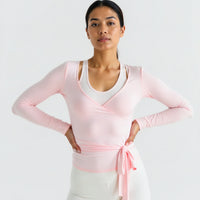 Soft Ballet Wrap Top