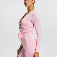 Soft Ballet Wrap Top