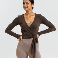 Soft Ballet Wrap Top