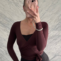 Soft Ballet Wrap Top