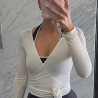 Soft Ballet Wrap Top